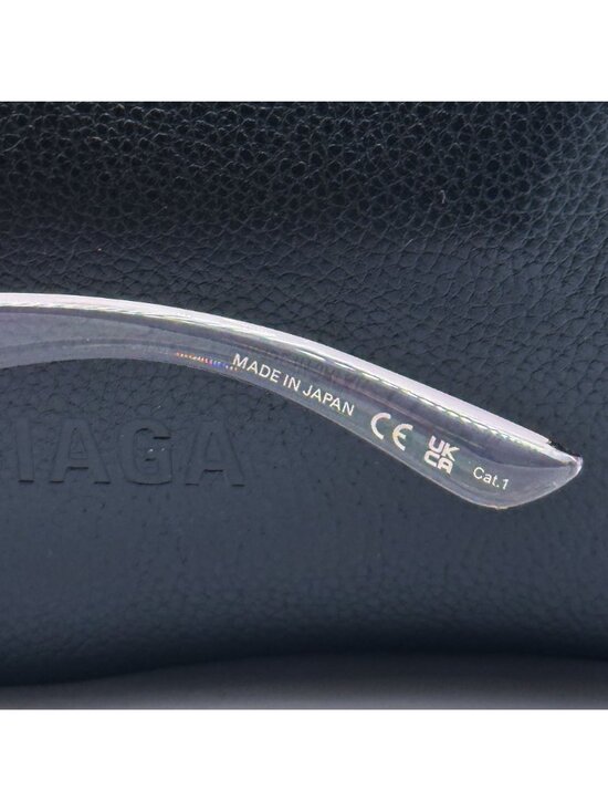 NEW BALENCIAGA BB0257S 002 SUNGLASSES CLEAR SHIELD UNISEX EYEWEAR BALENCIAGA main image 9